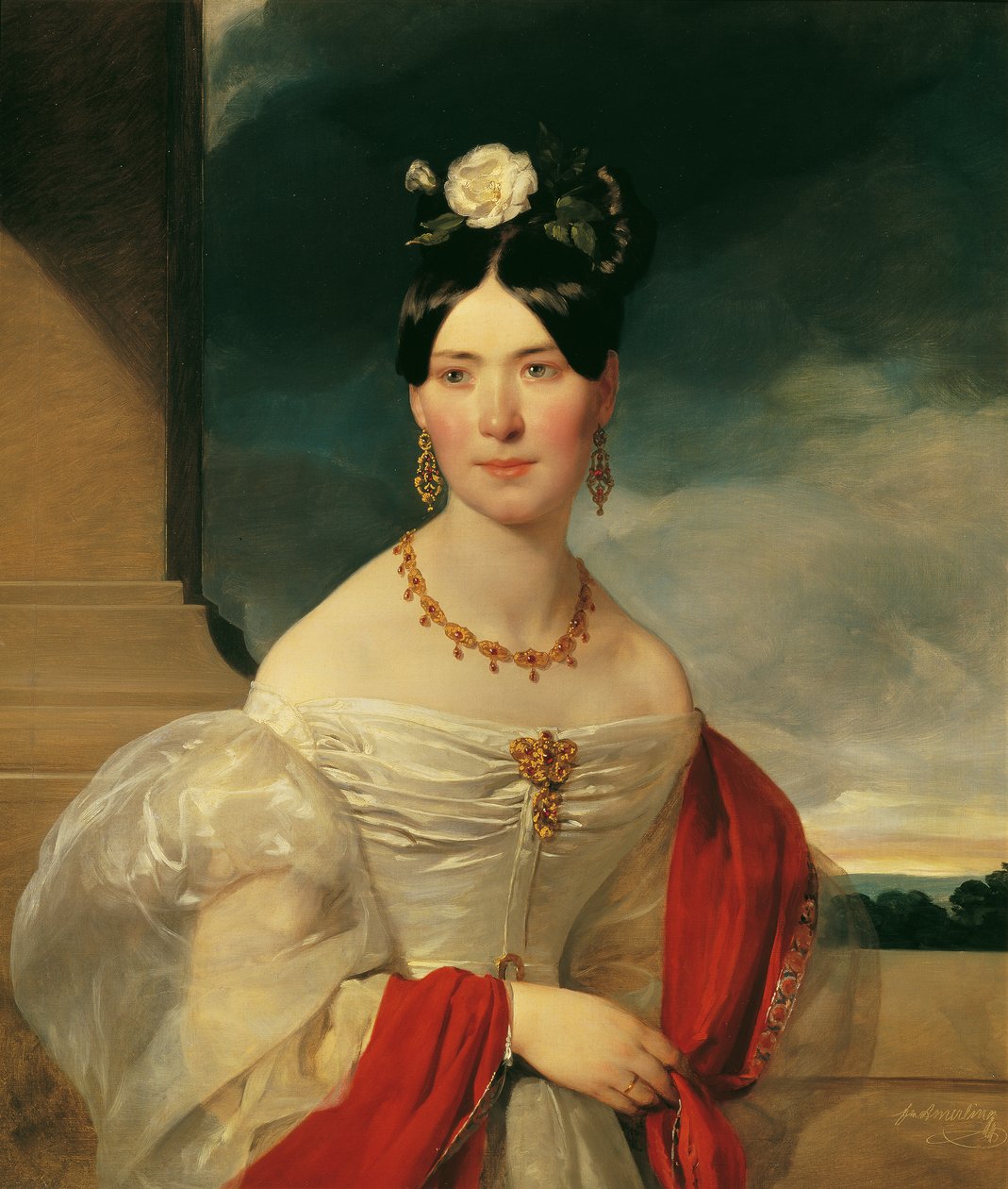Marie Freiin Vesque von Püttlingen od Friedrich von Amerling