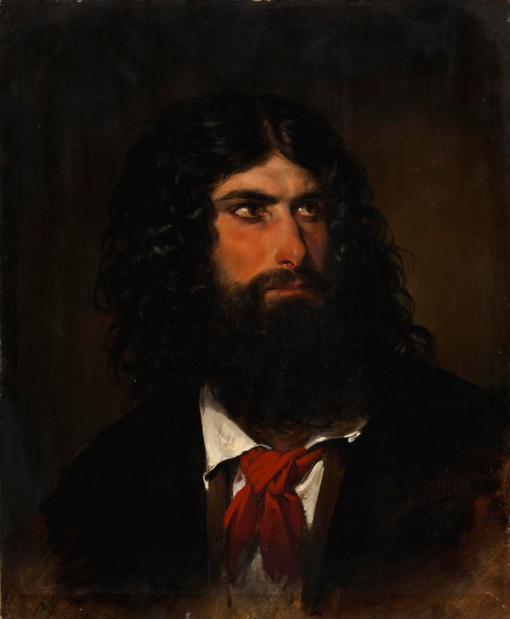Portrét římského rolníka od Friedrich von Amerling
