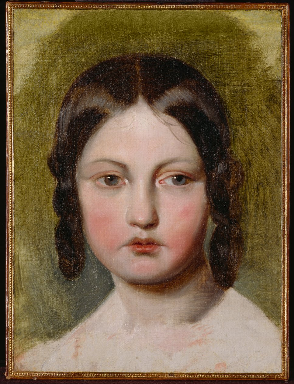 Portrét mladé dívky (olej na plátně) od Friedrich von Amerling