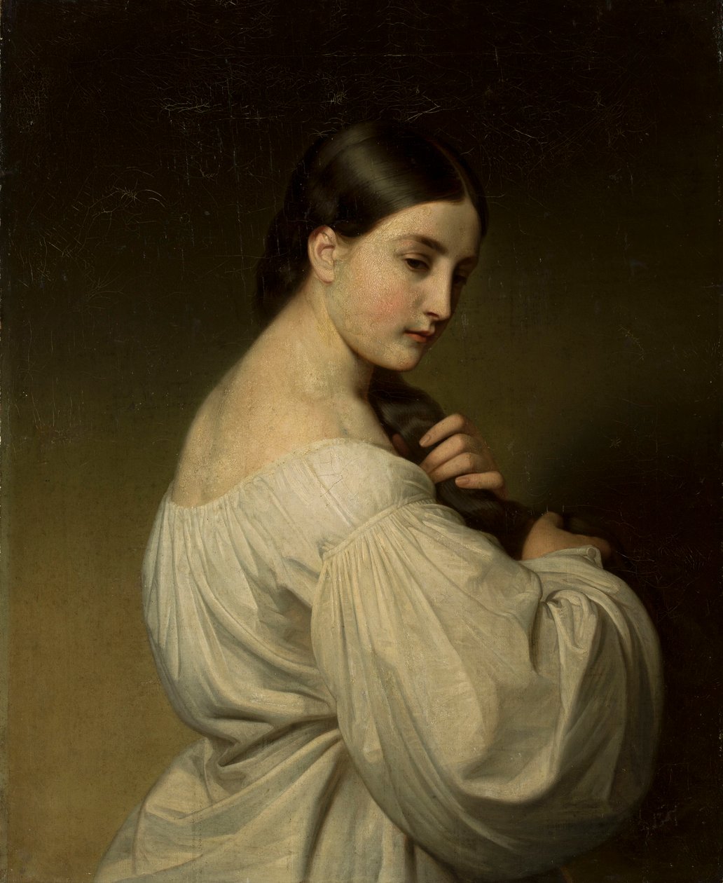 Portrét mladé ženy od Friedrich von Amerling