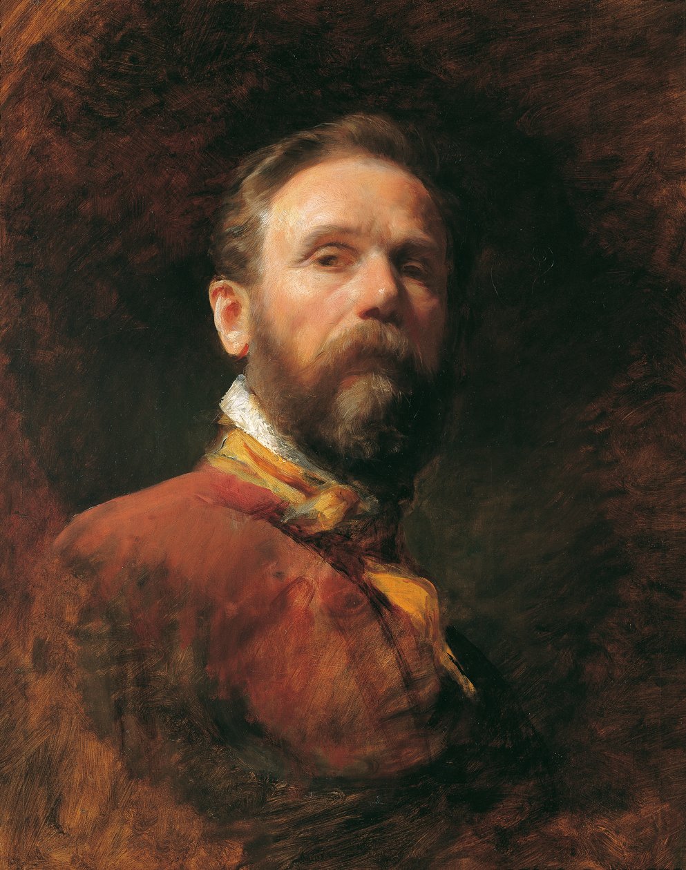 autoportrét od Friedrich von Amerling