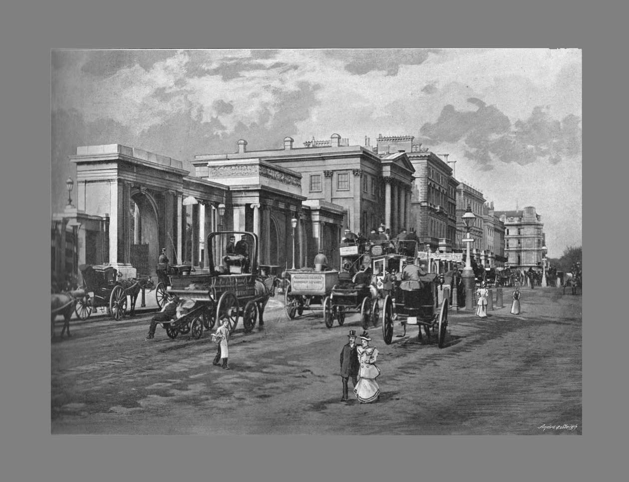 Hyde Park Corner, Londýn, C1900 od Frith and Co