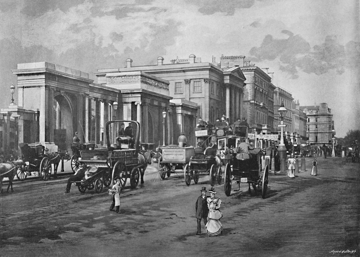 Hyde Park Corner, c1896 od Frith and Co