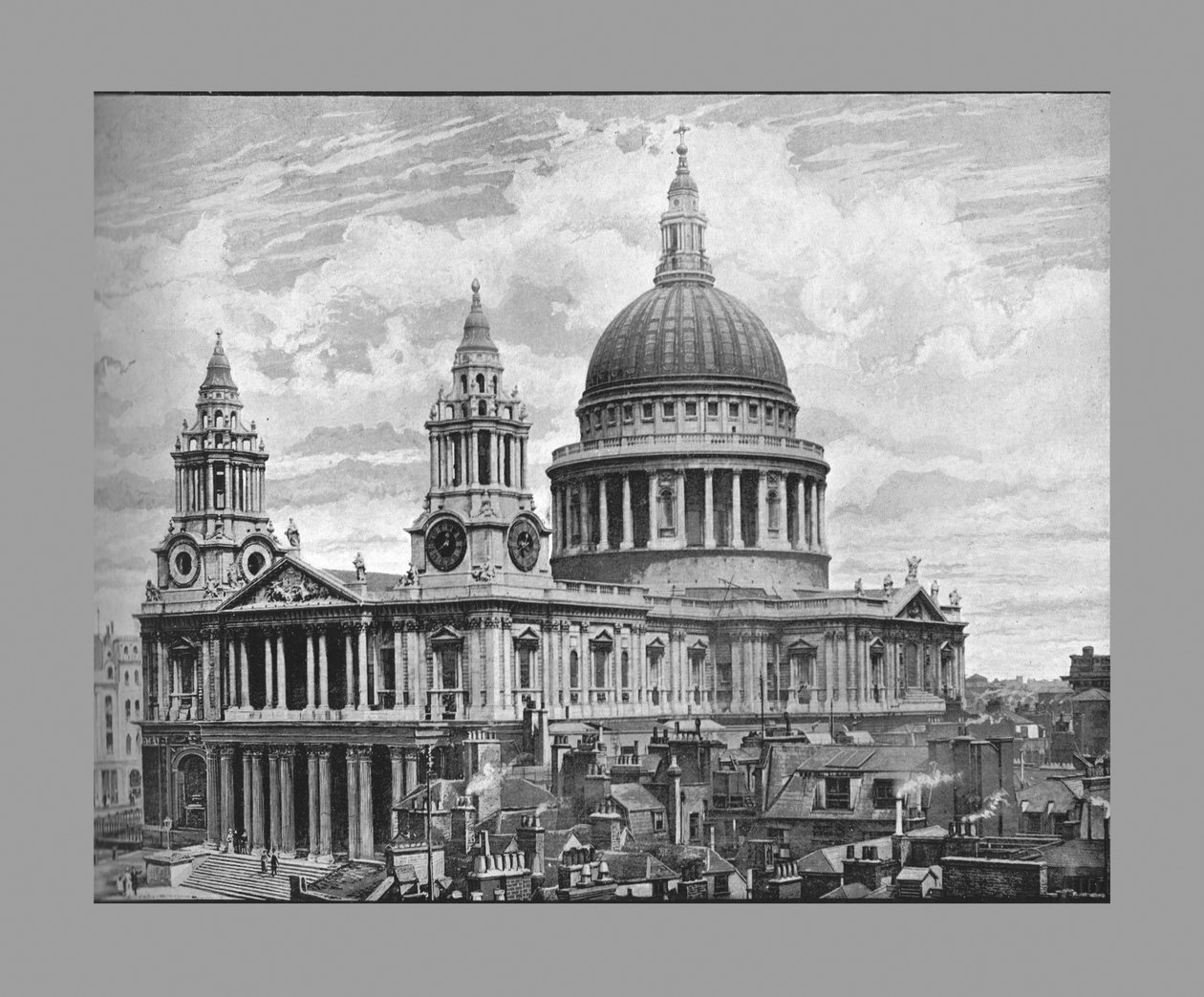 Katedrála St. Pauls, Londýn, c1900 od Frith and Co
