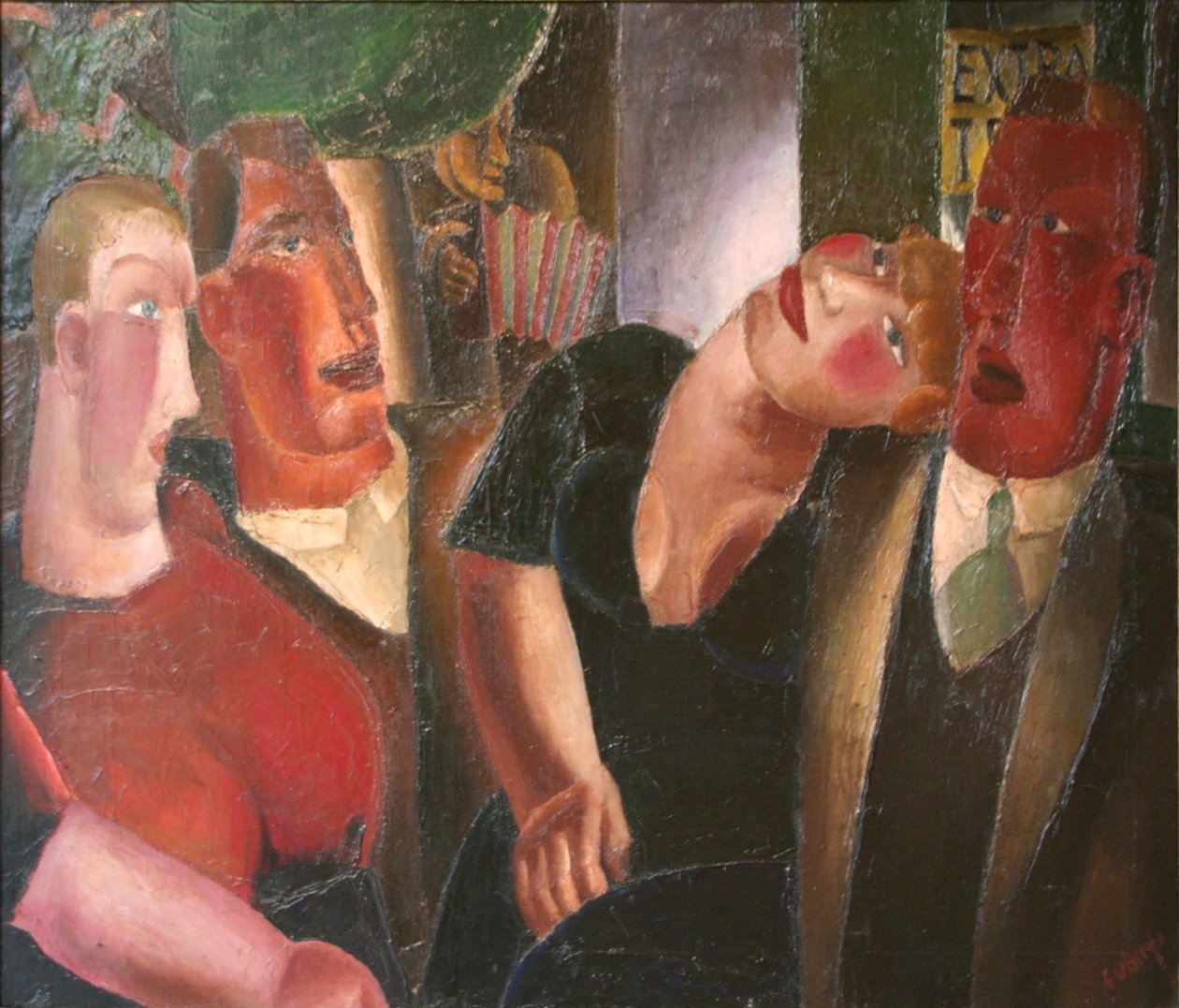 Milenci ve vesnici od Frits van den Berghe