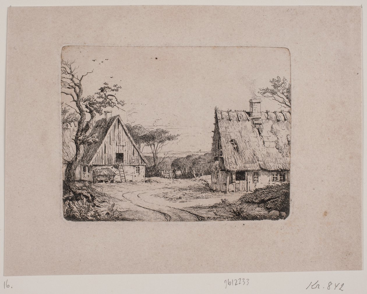 Krajina se dvěma statky od Frits Grove