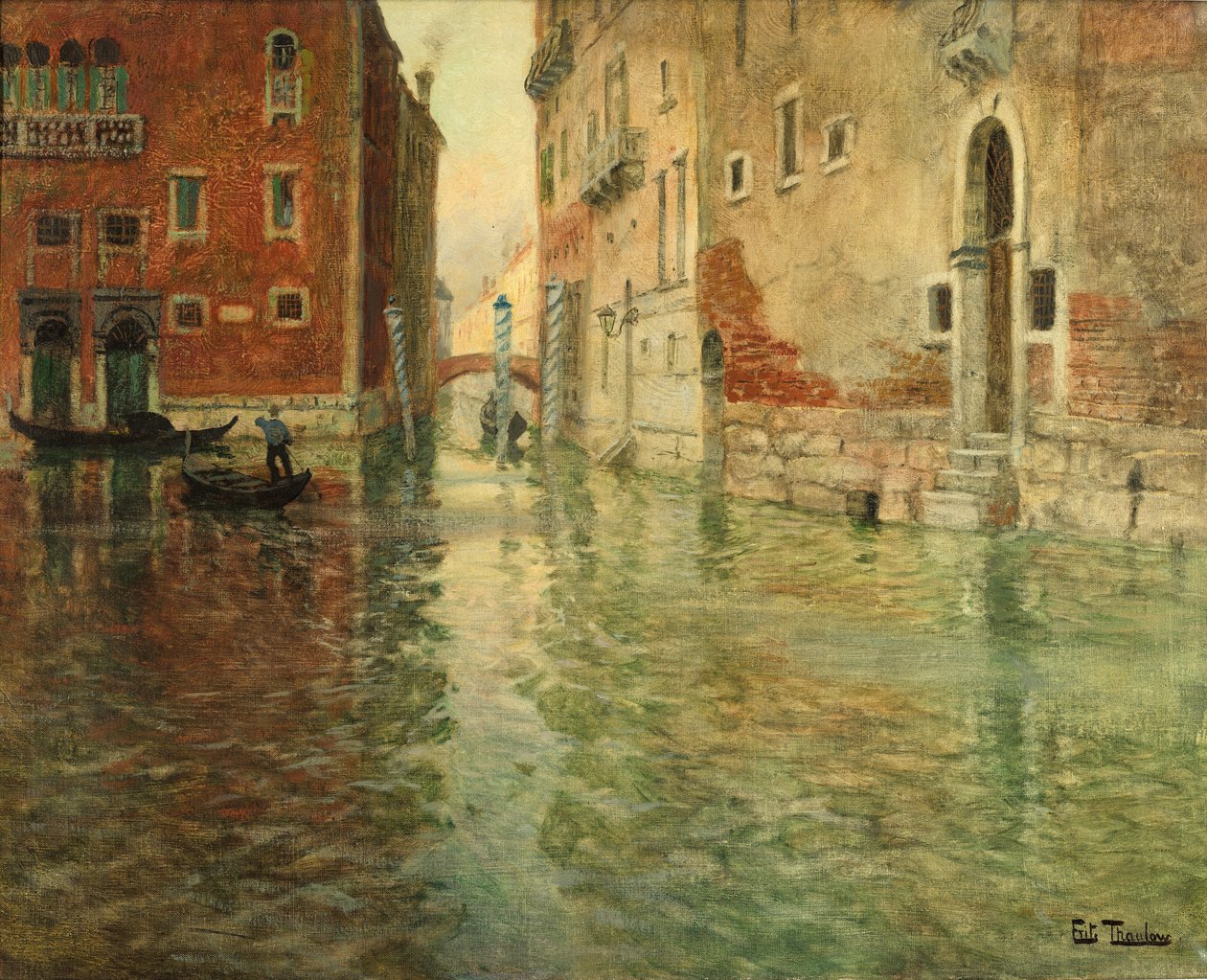 Oblast Benátek od Frits Thaulow