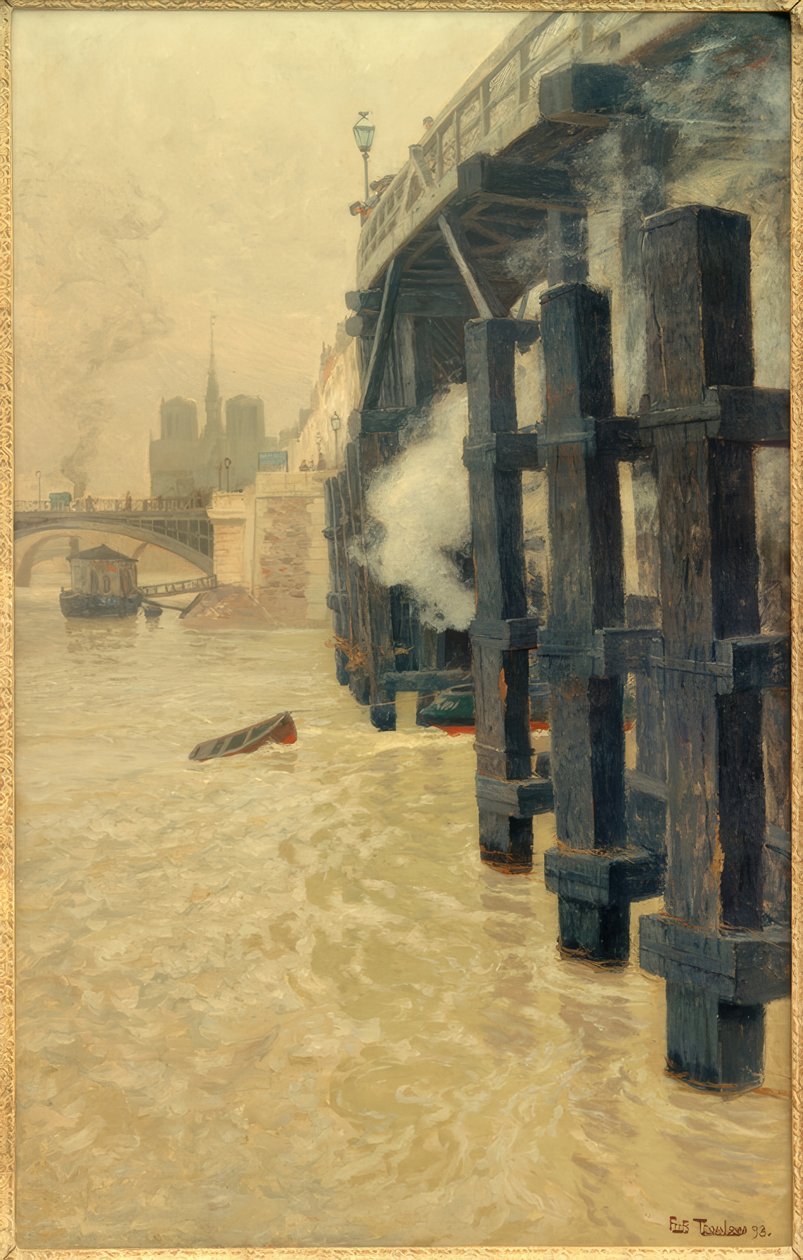 Seina v prosinci od Fritz Thaulow