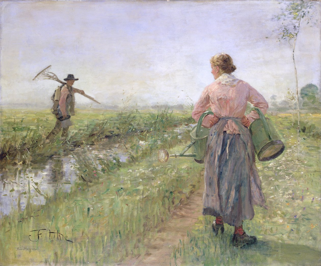 Ráno, 1889 od Fritz von Uhde