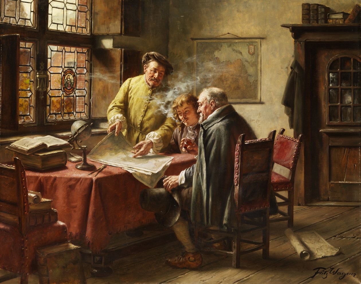 Holandští obchodníci. od Fritz Wagner