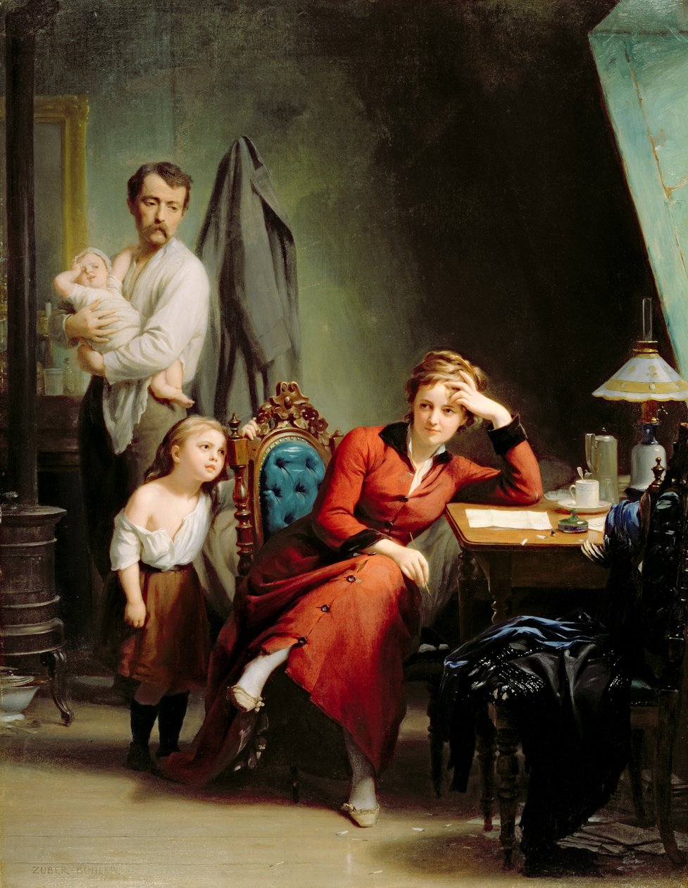 Básnířka od Fritz Zuber Buhler