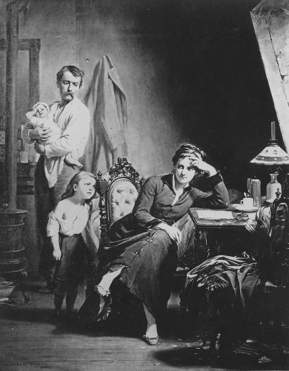 Emancipace žen, 1880 od Fritz Zuber Buhler