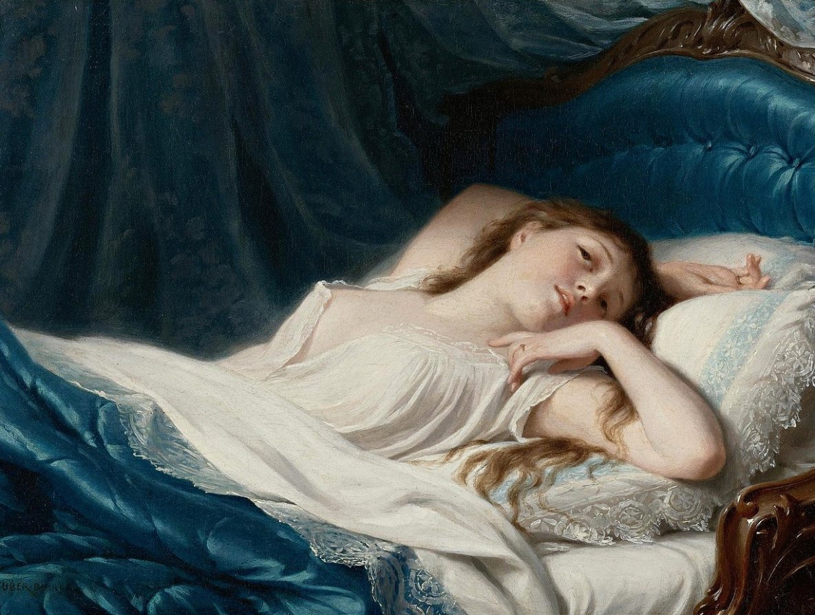 Ležící krása od Fritz Zuber Buhler