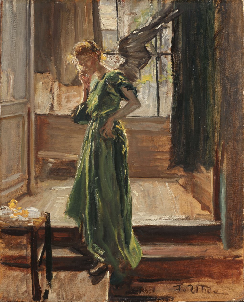 Modelová přestávka od Fritz von Uhde