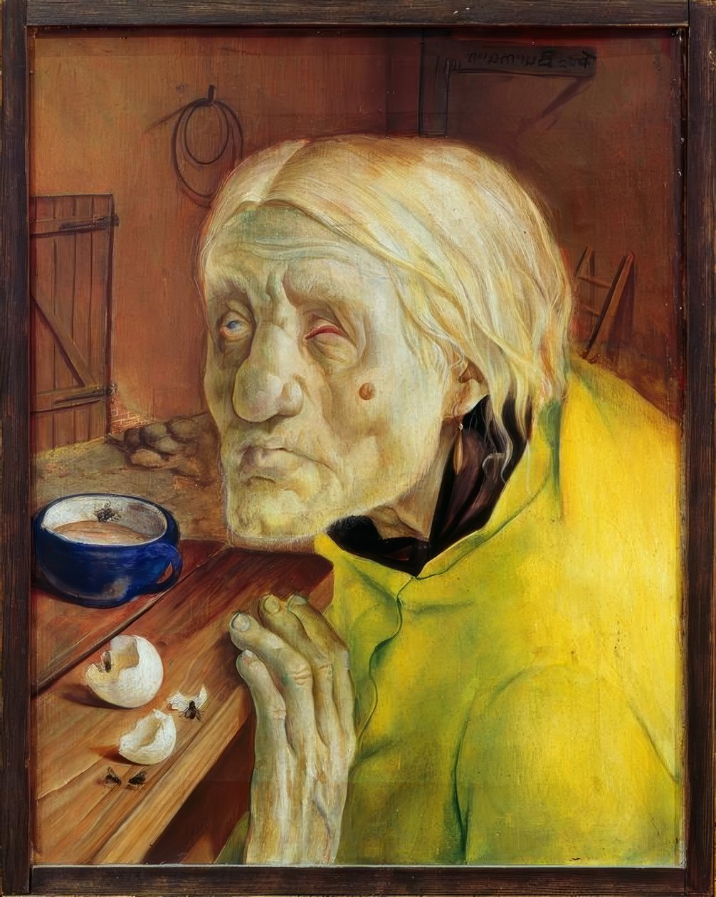 Paní Biene z Worpswede, 87 let od Fritz Burmann