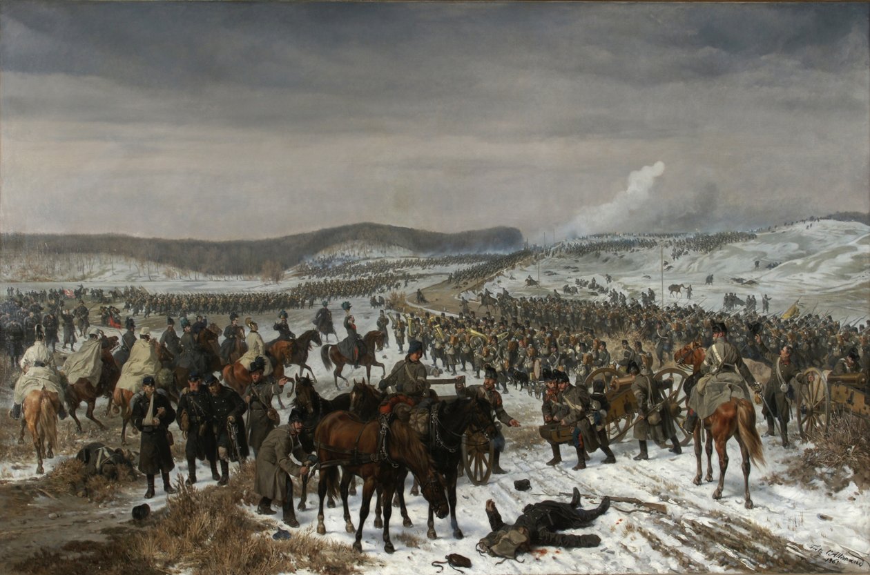 Bitva u Oeversee 6. února 1864 od Fritz L
