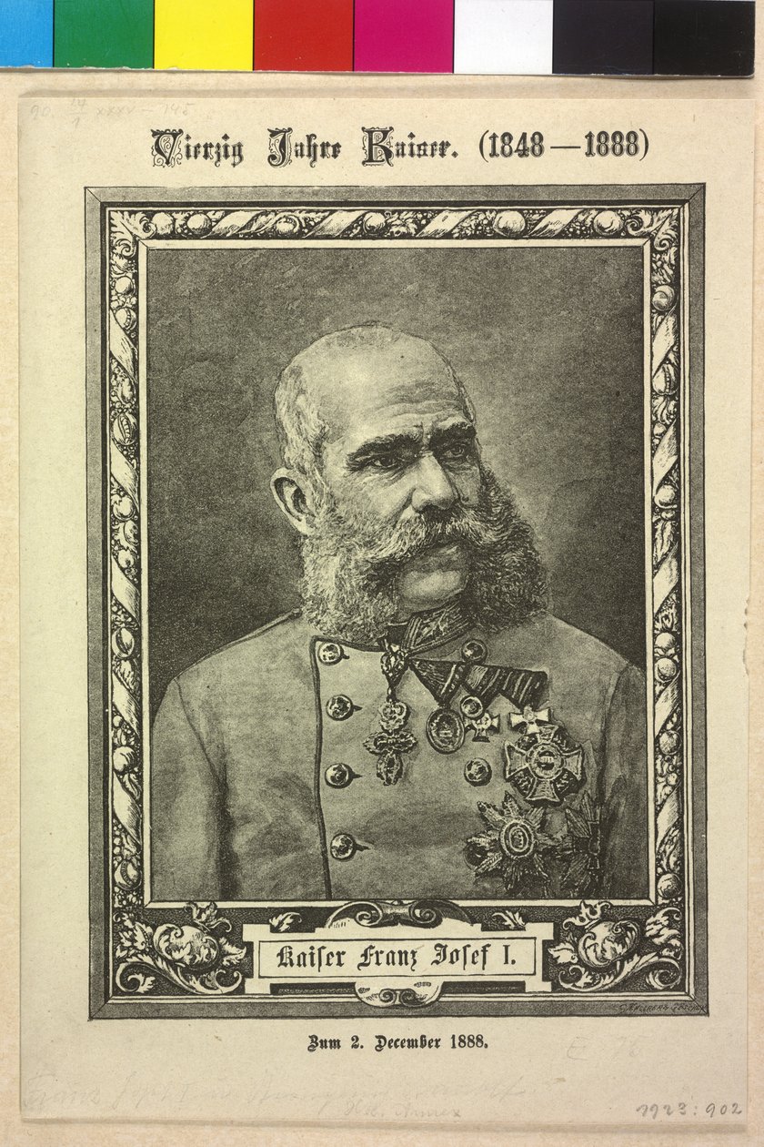 Rakouský císař František Josef I. od Fritz Luckhardt