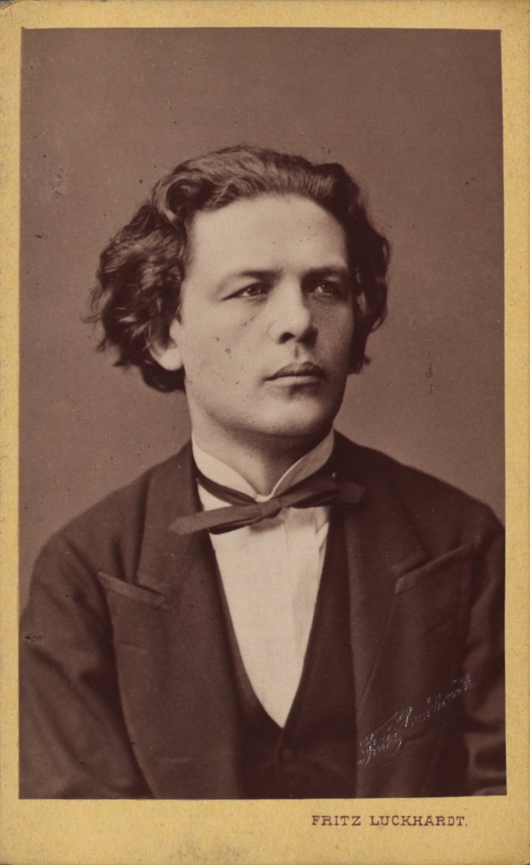 Portrét skladatele Antona Rubinsteina 1829-1894, c. 1870. od Fritz Luckhardt