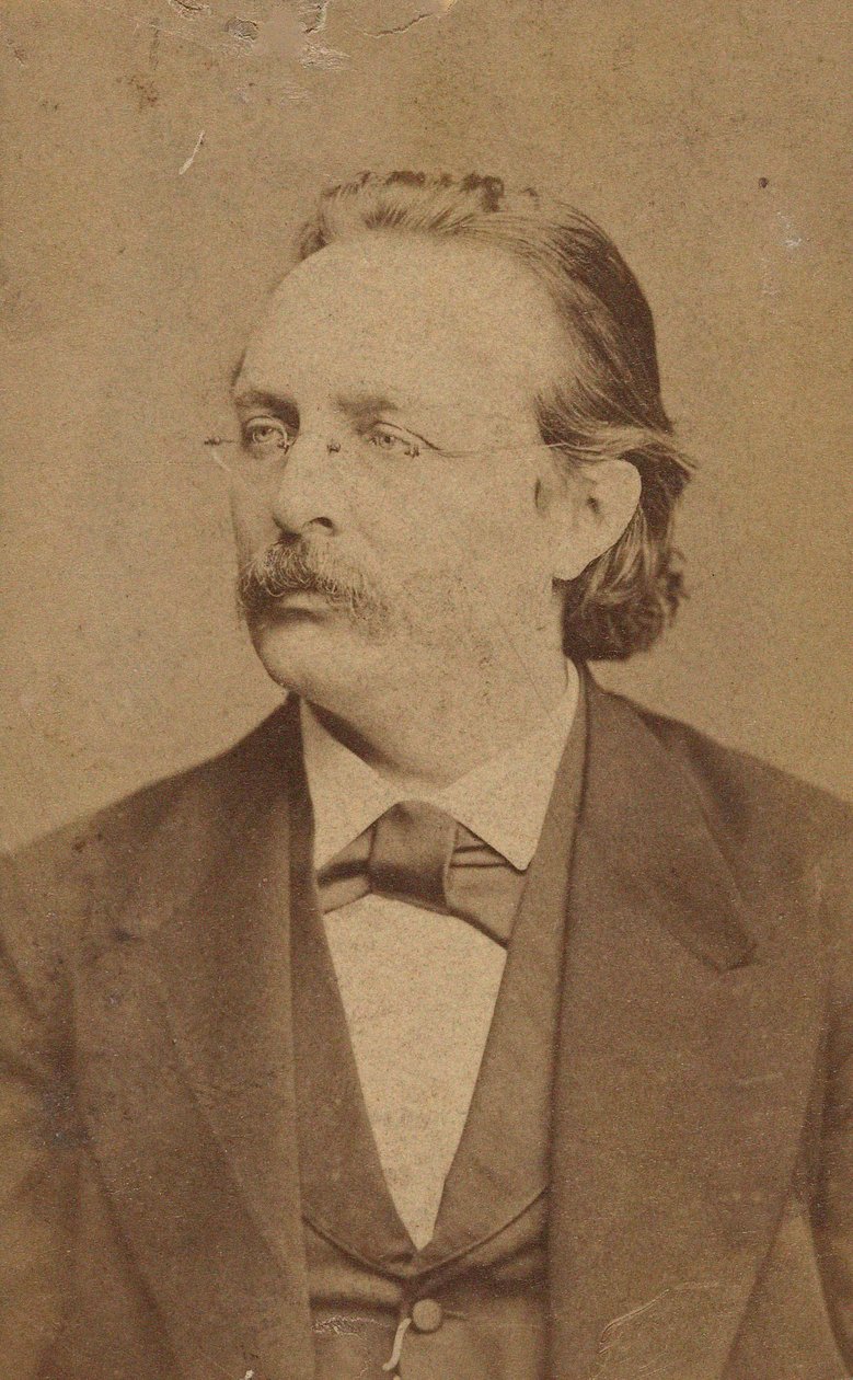 Portrét varhaníka a skladatele Edmunda Kretschmera 1830-1908, c. 1880. od Fritz Luckhardt