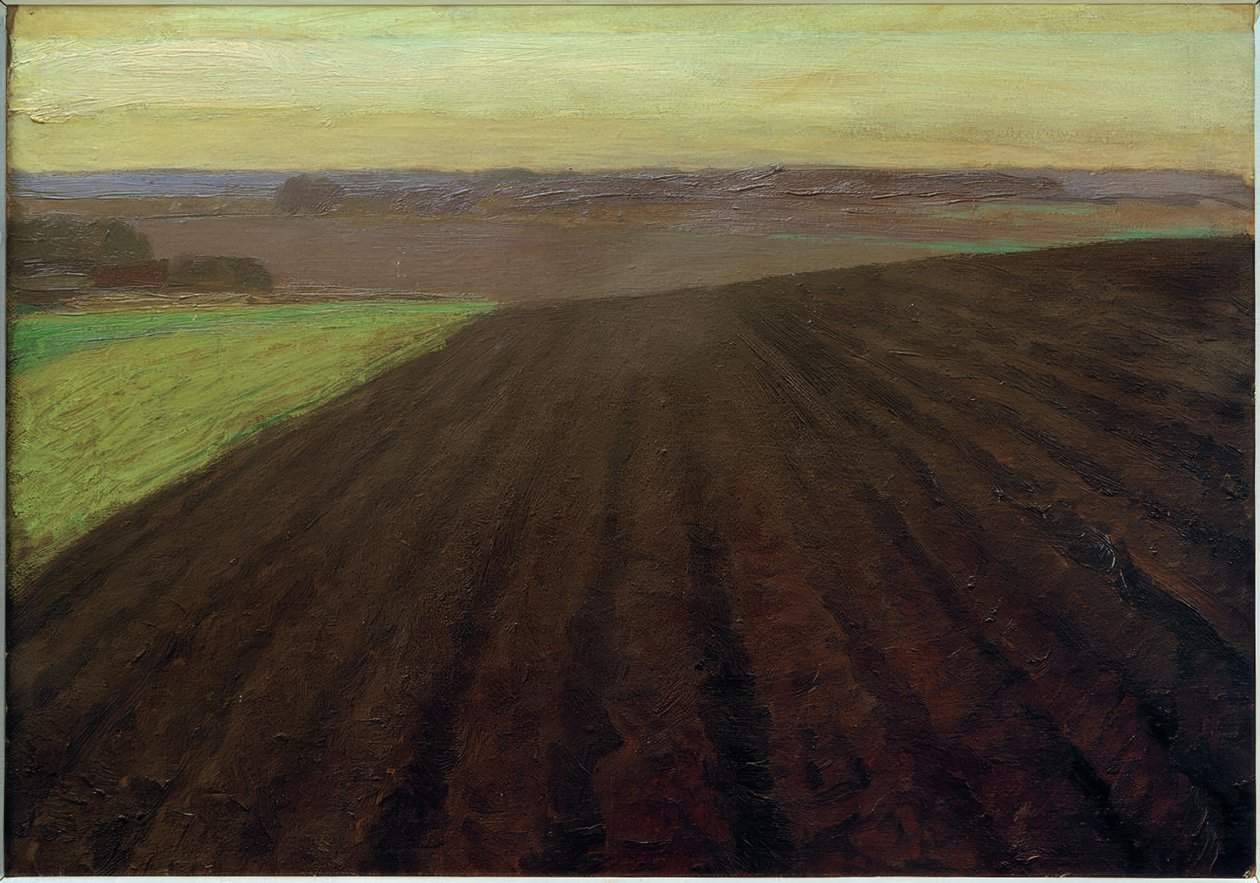 Fritz Mackensen, "Mooräcker" / Olej na plátně, 1900 od Fritz Mackensen