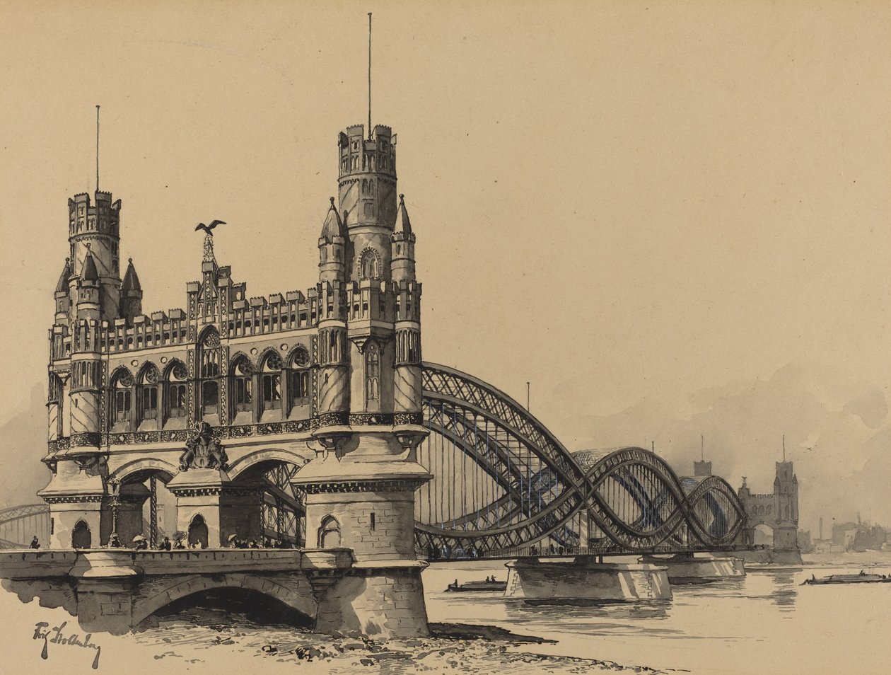 Elbrücke od Fritz Stoltenberg
