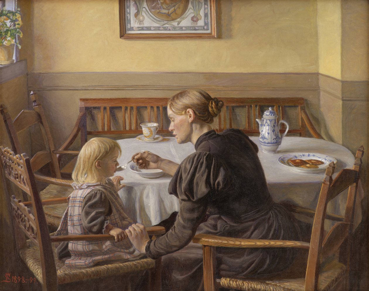 Matka a dítě od Fritz Syberg
