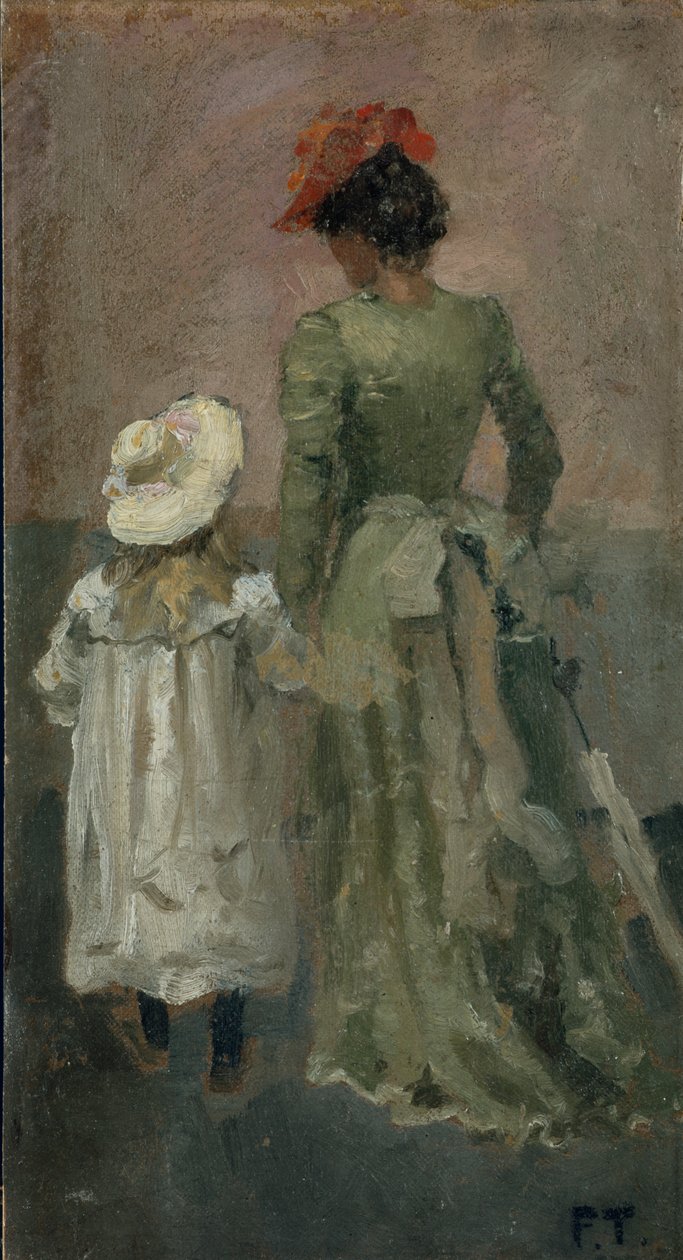 Alexandra Thaulow s Ingrid od Fritz Thaulow