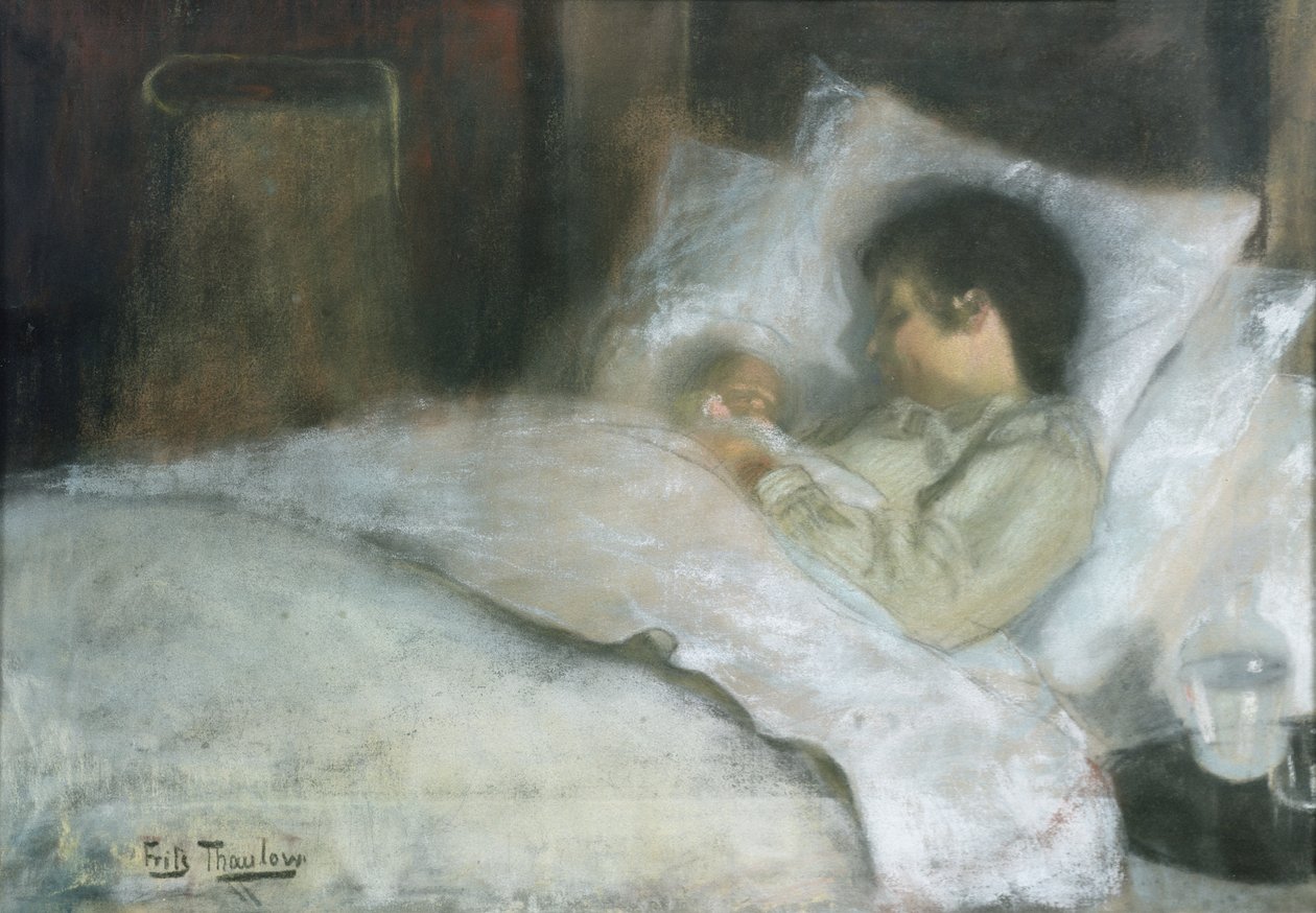 Alexandra s Haraldem od Fritz Thaulow