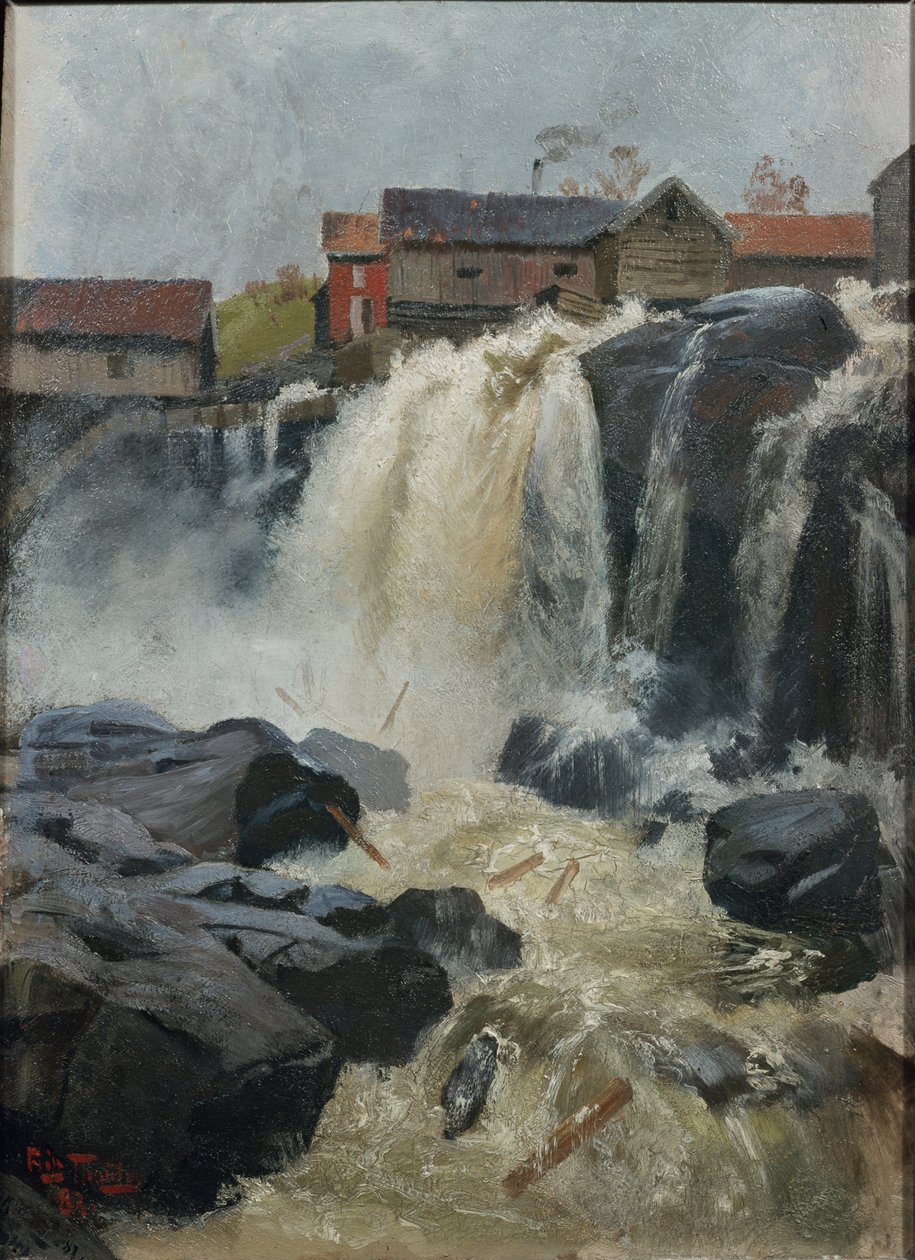 Haug padá od Fritz Thaulow