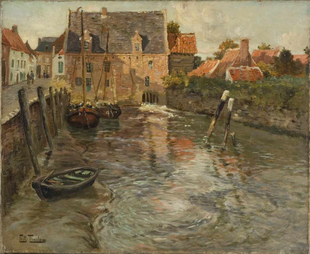 Nízká voda od Frits Thaulow