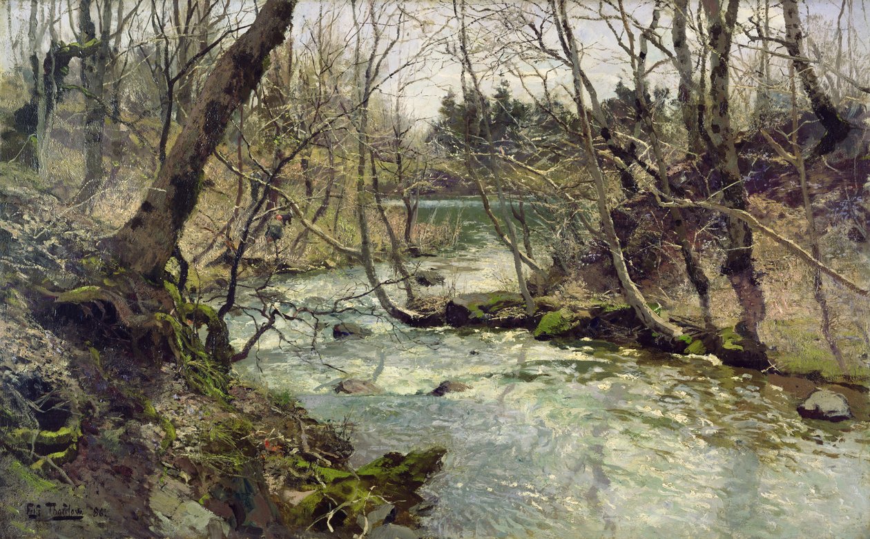 Řeka od Fritz Thaulow
