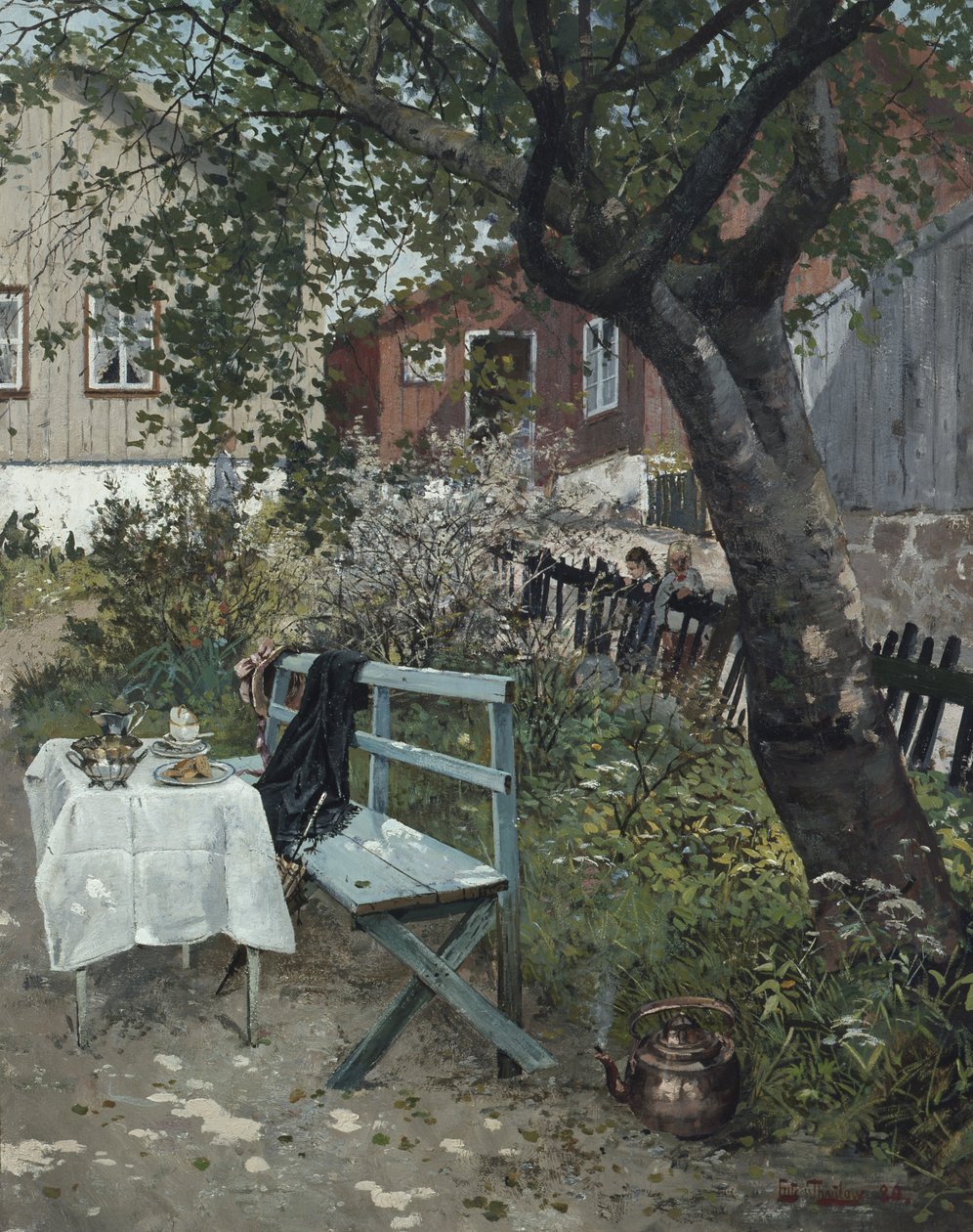 Letní den na zahradě od Fritz Thaulow