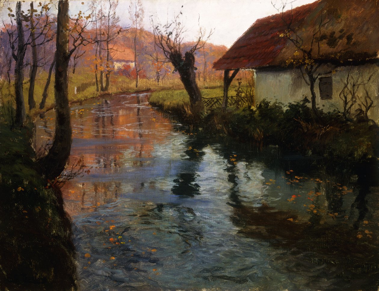 Mlýnský potok od Frits Thaulow