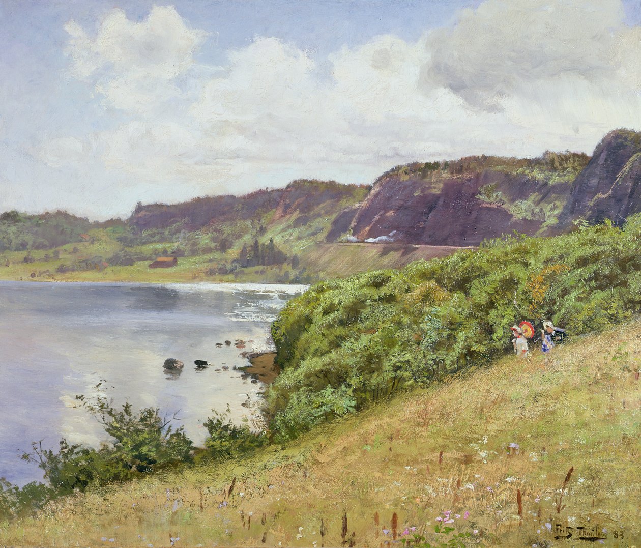 Dvě dámy na norském venkově, 1883 od Frits Thaulow