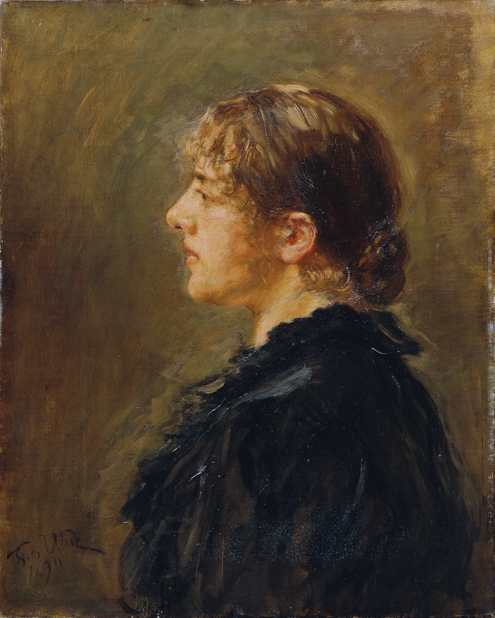Umělcova dcera od Fritz von Uhde