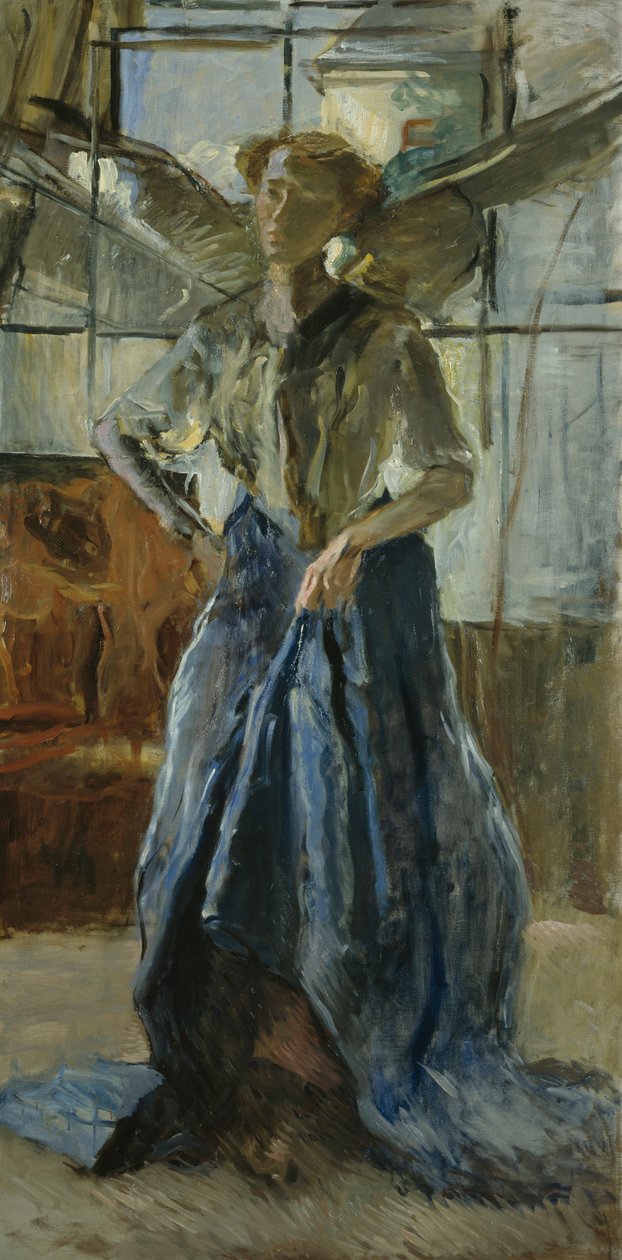 Anděl v ateliéru od Fritz von Uhde