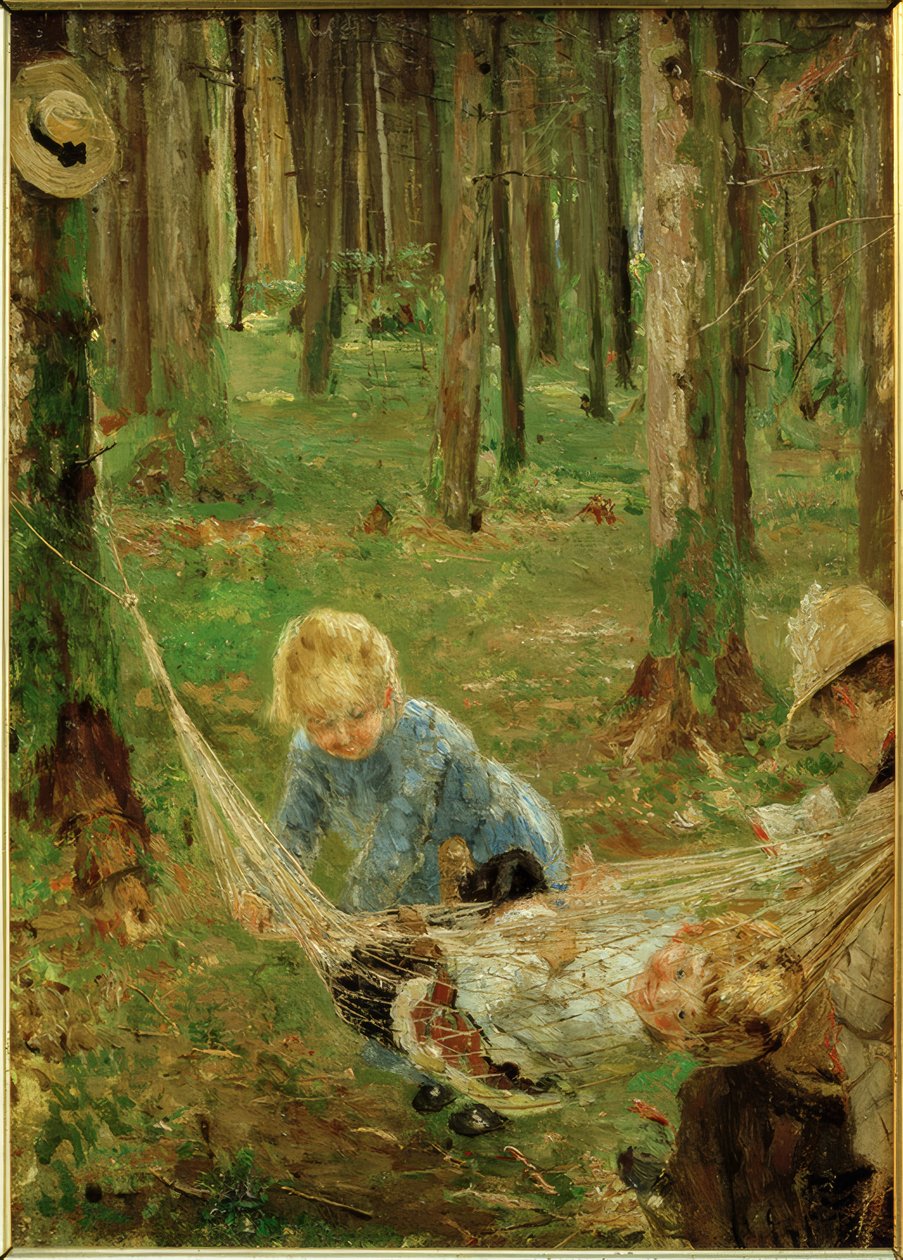 V houpací síti od Fritz von Uhde