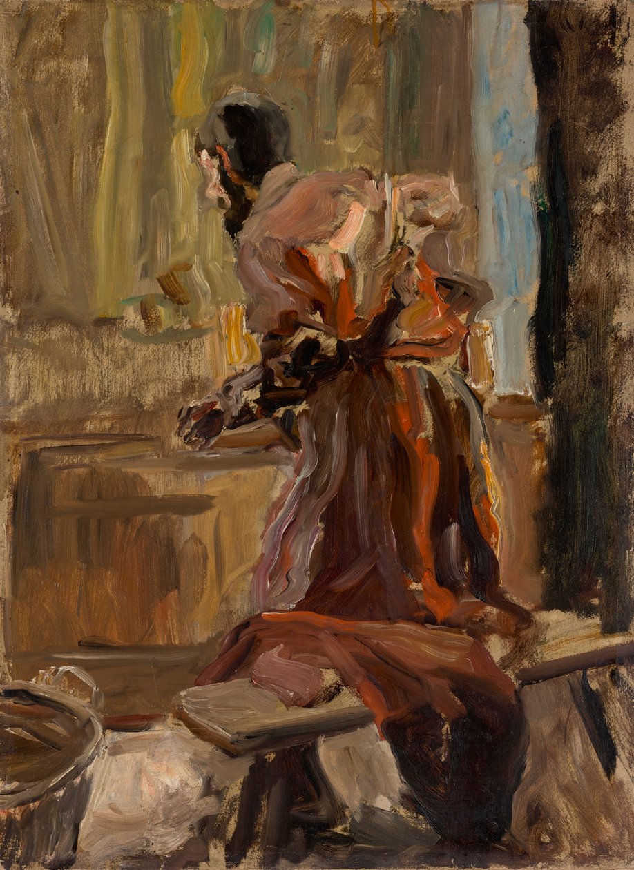 Studie zad krále od Fritz von Uhde
