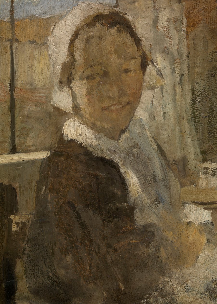 Mladá dívka od Fritz von Uhde