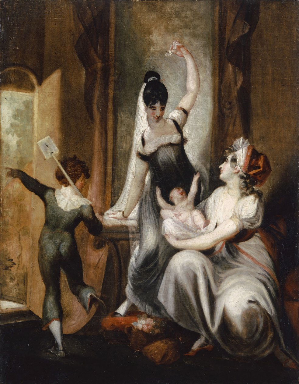Matka s rodinou na venkově, 1806-1807. od Füssli