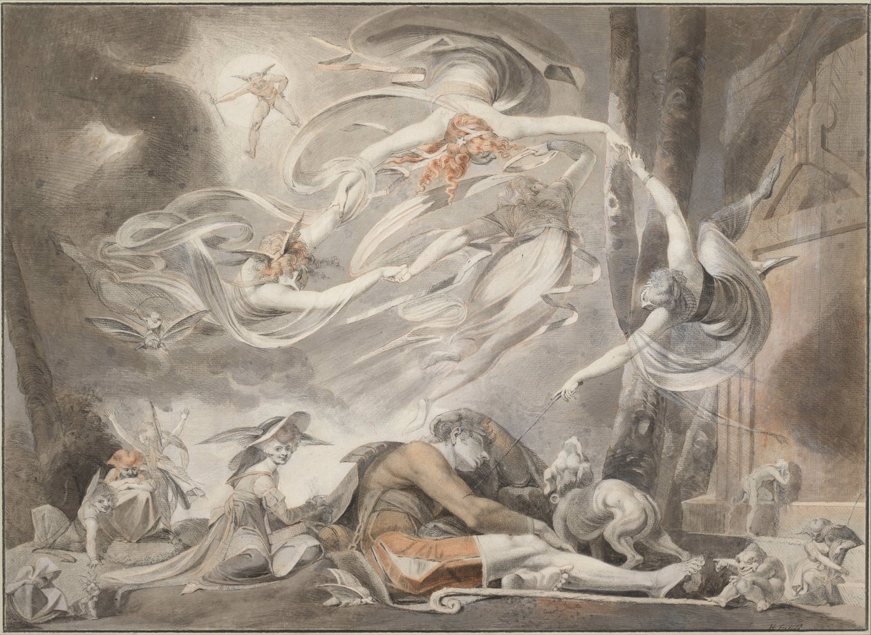 Pastýřův sen, 1786 od Füssli