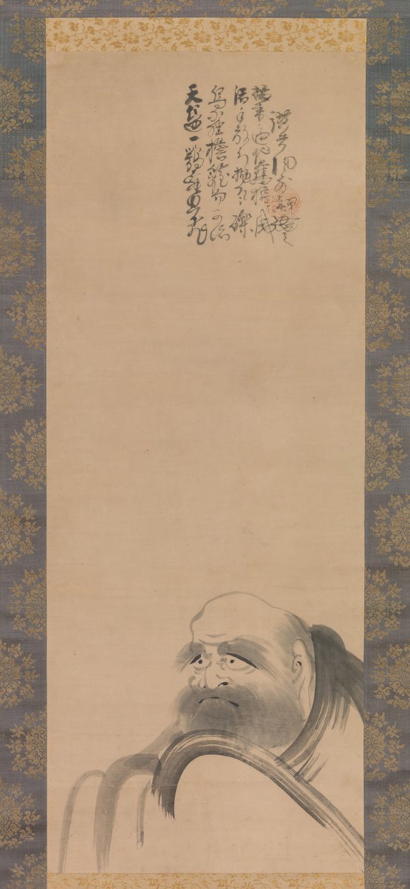 Portrét Daruma, počátek 17. století. od Fugai Ekun
