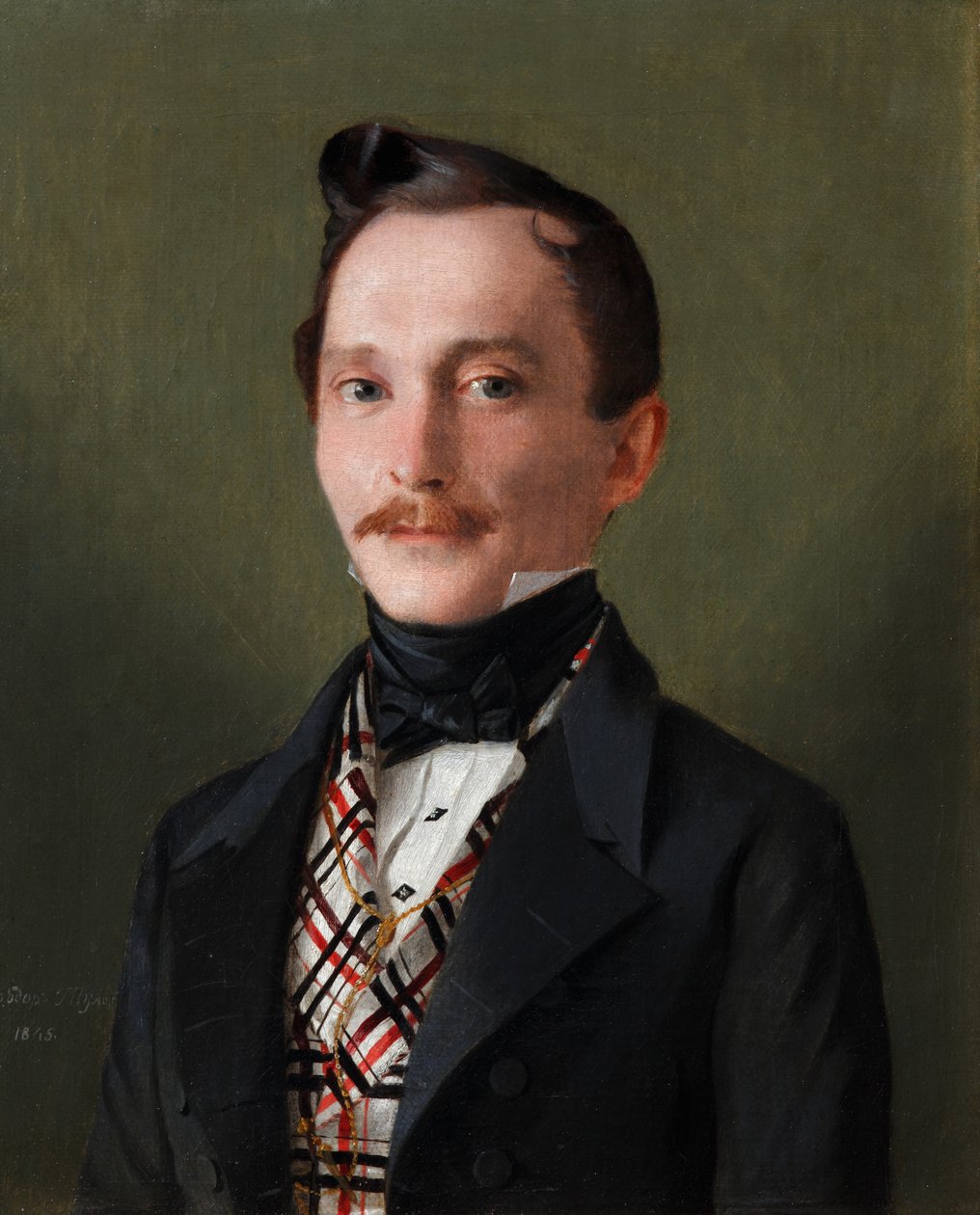 Portrét Vladimíra Ivanoviče Benkendorfa 1807-1864, 1845 od Fyodor Andreevich Tulov