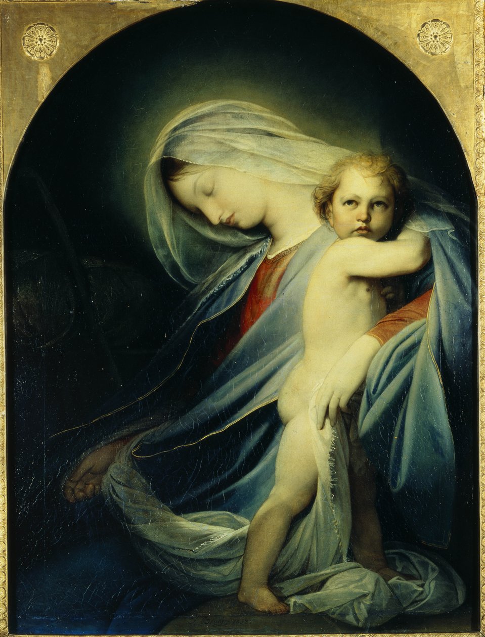 Odpočinek na útěku do Egypta, 1838 od Fyodor Antonovich Bruni