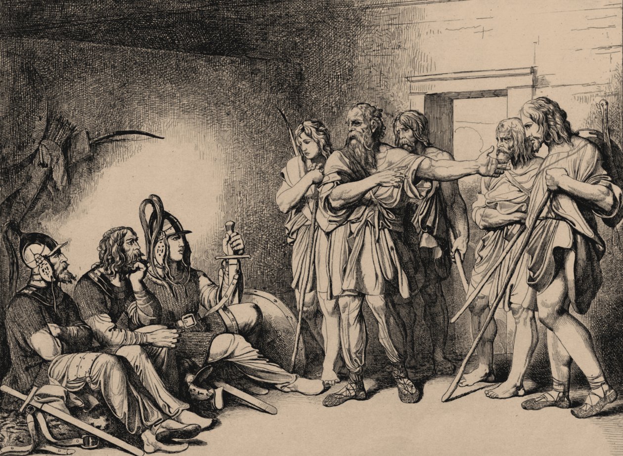 Pozvání Varjagů, 1839 od Fyodor Antonovich Bruni