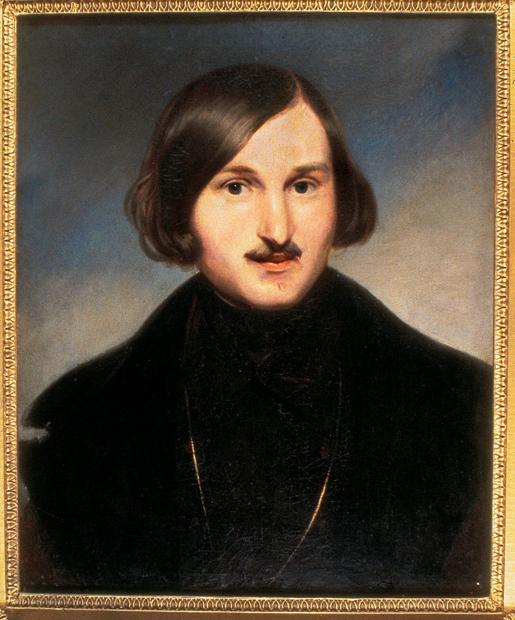 Portrét Nikolaje Gogolla (Nikolaj Vasilievič Gogol, počátek 40. let 19. století (olej na plátně) od Fyodor Antonovich Moller