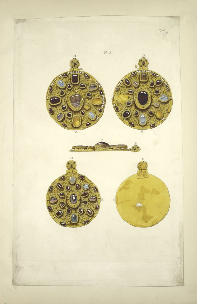 Ruské šperky před mongolskou invazí. Ze starožitností ruského státu, před rokem 1853 od Fyodor Grigoryevich Solntsev