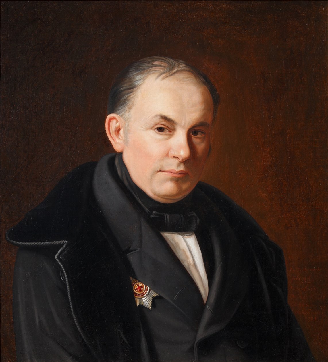 Portrét básníka Vasilije Žukovského 1783-1852, 1854 od Fyodor Ivanovich Igin