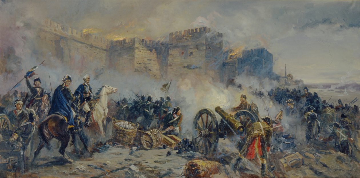 Ruská armáda dobyla pevnost Izmail od Fyodor Pavlovich Usypenko