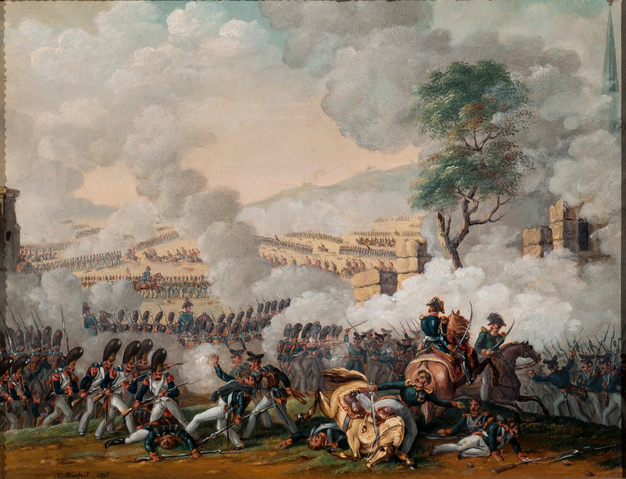 Bitva u Lutzen, 2. května 1813, 1835 od G. Beaufort